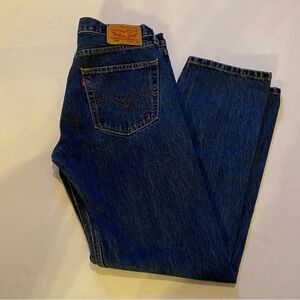 Levi's 505 Men's Dark Blue Straight Jeans 32x30